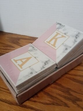 Letter "K" Ceramic Coasters